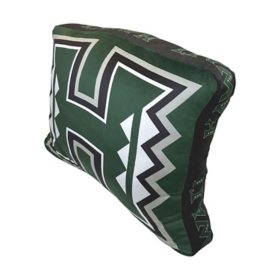 Logo Brands Hawaii Rainbow Warriors XL Puff Pillow
