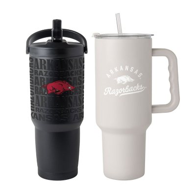 Logo Brands Arkansas Razorbacks Stainless Steel Tumbler Set