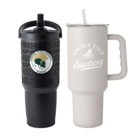 Logo Brands Norfolk State Spartans Stainless Steel Tumbler Set