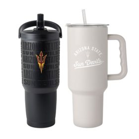 Logo Brands Arizona State Sun Devils Stainless Steel Tumbler Set