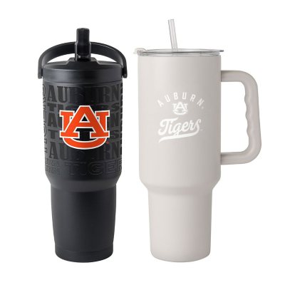 Logo Brands Auburn Tigers Stainless Steel Tumbler Set