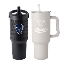 Logo Brands Howard Bison Stainless Steel Tumbler Set