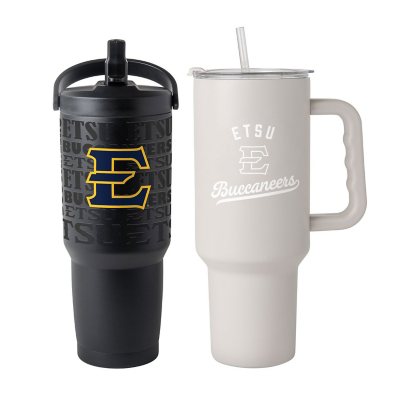 Logo Brands East Tennessee State Buccaneers Stainless Steel Tumbler Set