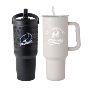 Logo Brands St Augustine Falcons Stainless Steel Tumbler Set