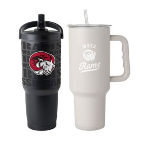 Logo Brands Winston-Salem State Rams Stainless Steel Tumbler Set