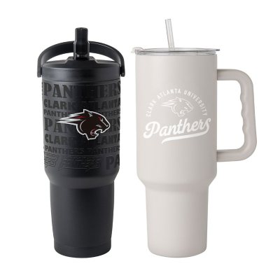 Logo Brands Clark Atlanta Panthers Stainless Steel Tumbler Set