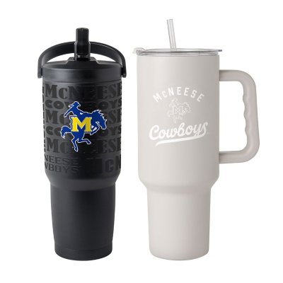 Logo Brands McNeese State Cowboys Stainless Steel Tumbler Set