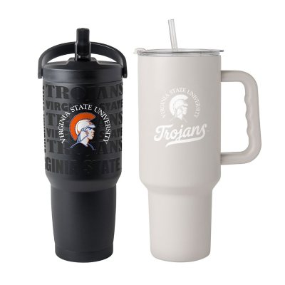 Logo Brands Virginia State Trojans Stainless Steel Tumbler Set