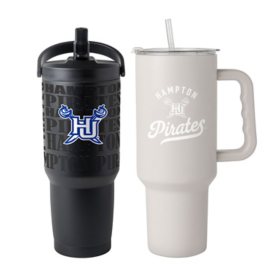 Logo Brands Hampton Pirates Stainless Steel Tumbler Set