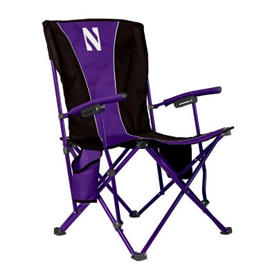 Logo Brands Northwestern Wildcats Hard Arm Chair