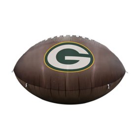Logo Brands Green Bay Packers Pre-Lit 10'x6' Inflatable Football