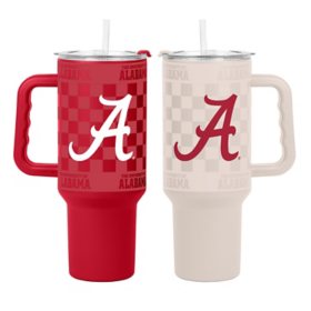 Logo Brands Alabama Crimson Tide Stainless Steel Tumbler Set