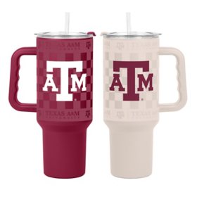 Logo Brands Texas A&M Aggies Stainless Steel Tumbler Set