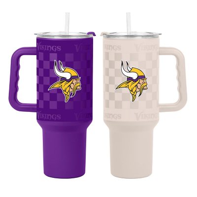 Logo Brands Minnesota Vikings 40 oz. Stainless Steel Tumbler