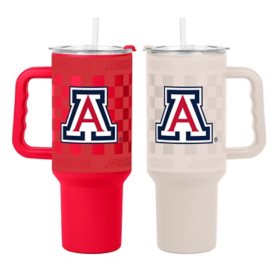 Logo Brands Arizona Wildcats Stainless Steel Tumbler Set