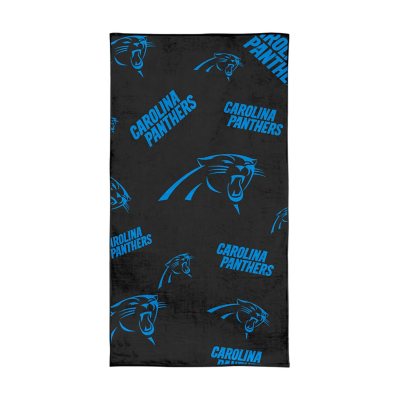 Logo Brands Carolina Panthers 38x72 Beach Towel