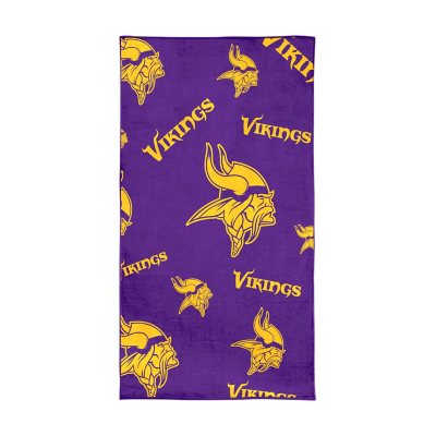 Logo Brands Minnesota Vikings 38x72 Beach Towel