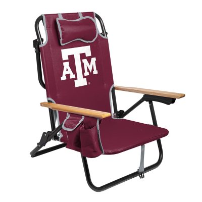 Logo Brands Texas A &amp; M Aggies Reclining Beach Chair