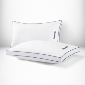 Thomasville 2-Pack Premium Hotel Pillows 400 Thread-Count Cotton, King 		