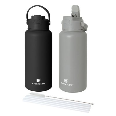 Hydraflow 13 Piece Stainless Steel Bottles 34oz Triple Wall Insulated