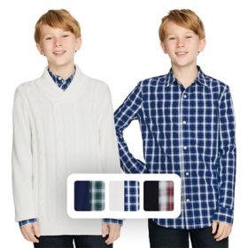 Gap Kids Boys Sweater Shirt Set