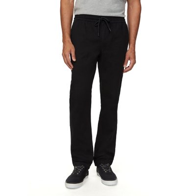 Buffalo Pull On Twill Pant Black S:- Black, S