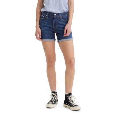 Levi's Mid Length Women's Shorts - Dark Wash 30