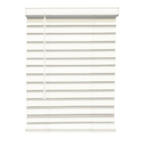 RichCraft Collections 2" Faux Wood Blinds, White, 60" Height, Assorted Widths