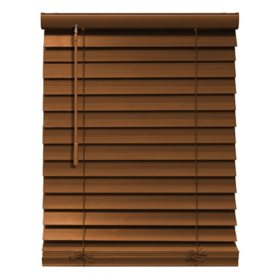 RichCraft Collections 2" Faux Wood Blinds, Walnut, 48" Height, Assorted Widths