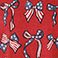 Red, variant on Mighty Fine Women's Americana Graphic T-Shirt