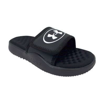 Under Armour Boys Ignite Pro 8 Slides - Black 11K:- 11K, Black