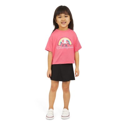 Champion Girls Act Short Set Pink 18M:- Pink, 18M