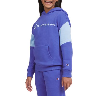 Champion Girls Logo Fleece Hoodie Sam s Club