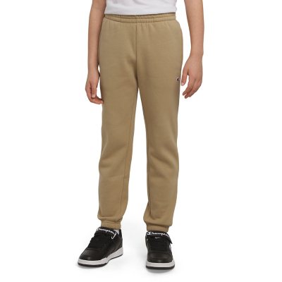 Champion Boys Logo Jogger Khaki L:- Khaki, L