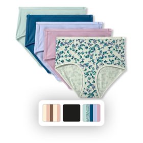 Jockey Women's 5-Pack Organic Cotton Stretch Modern Brief