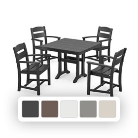 POLYWOOD Gulf Shores 5-Piece Dining Set, Choose Color