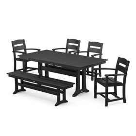 POLYWOOD Gulf shores 6-Piece Dining Set, Assorted Colors