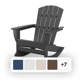 POLYWOOD Gulf Shores Adirondack Rocking Chair, Assorted Colors