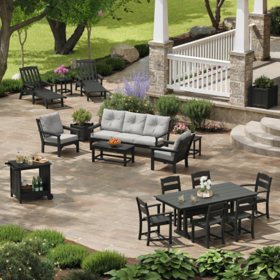 POLYWOOD Gulf Shores Patio Collection, 18pc