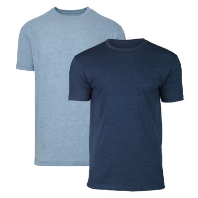 True Classic 2-Pack T-Shirts Navy/Indigo M:- Navy / Heather Indigo, M