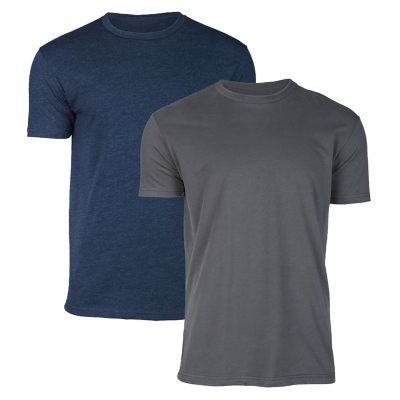 True Classic 2-Pack T-Shirts Navy/Carbon L:- Navy Heather / Carbon, L