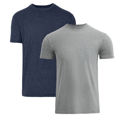 True Classic 2-Pack T-Shirts Heather Navy/Heather Gray 3XL:- Navy Heather / Grey Heather, 3XL