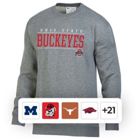 Champion NCAA Men's Fleece Crewneck Sweatshirt