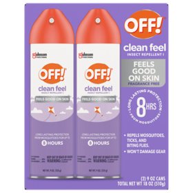 OFF! Clean Feel Insect Repellent, 2 x 9 oz