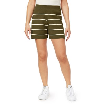 Scotch and Soda Women's Sweater Shorts Olive XL:- Olive, XL