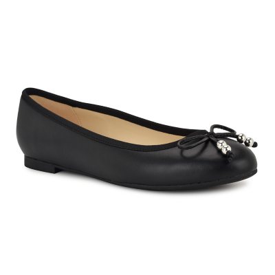 Nine West Women's Ballet Flat - BLACK 9:- 9, Black