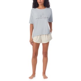 Character 2-Piece Short Sleeve and Short Pajama Set