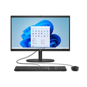 HP 21.45" All-In-One Desktop | 8GB RAM | 256GB SSD | Windows 11 | 2-Yr HP Care Pack Warranty