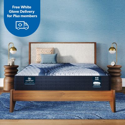 iComfort Elana 11.5' Memory Foam Firm Mattress:- California King, +5.5' Boxspring