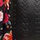 Black Heart Emboss/ Romance Floral Scarf, variant on Betsey Johnson Xomarine Shoulder Bag With Scarf